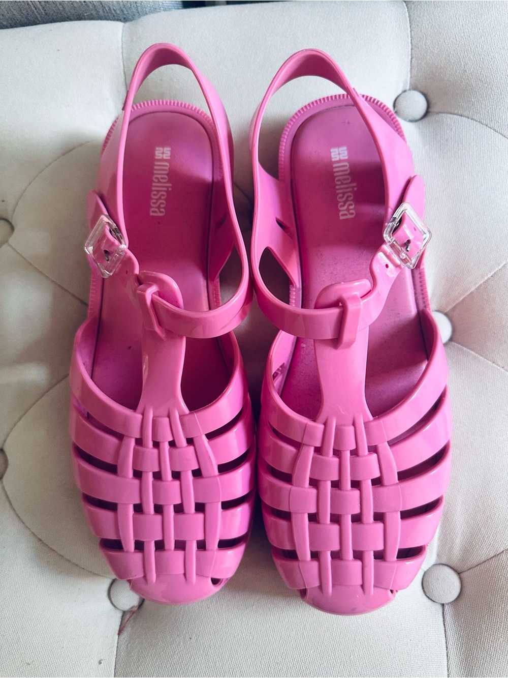 Melissa Possession Jelly Sandals with Adjustable Ankle Strap - Picture 2 of 7